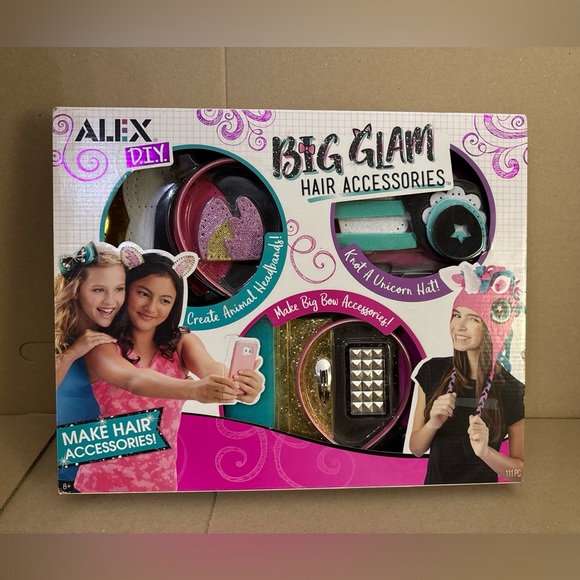 Alex DIY Big Glam Unique Hair Accessories Animal Headbands Big Bows Knit Stitch - Picture 3 of 3